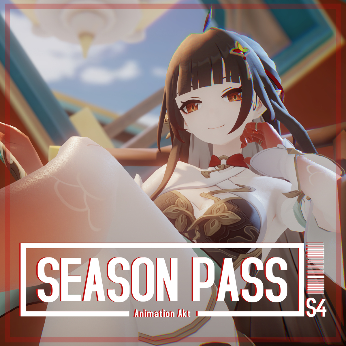 This is a pixiv picture whose title is 【2024】 SEASONPASS S4 冬 封面.