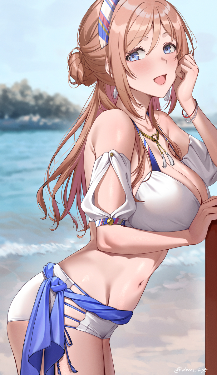 This is a pixiv picture whose title is お姉ちゃん水着.