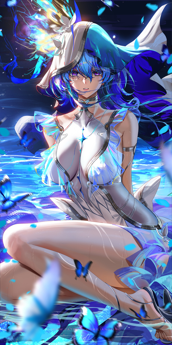 This is a pixiv picture whose title is Shorekeeper.