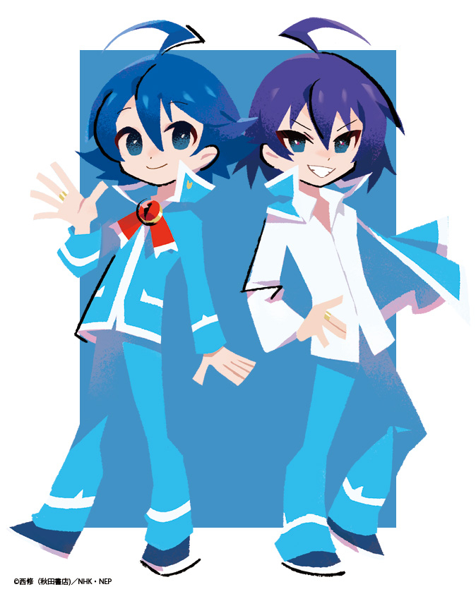 This is a pixiv picture whose title is 【お仕事】「魔入りしました！入間くん×ビックカメラ.