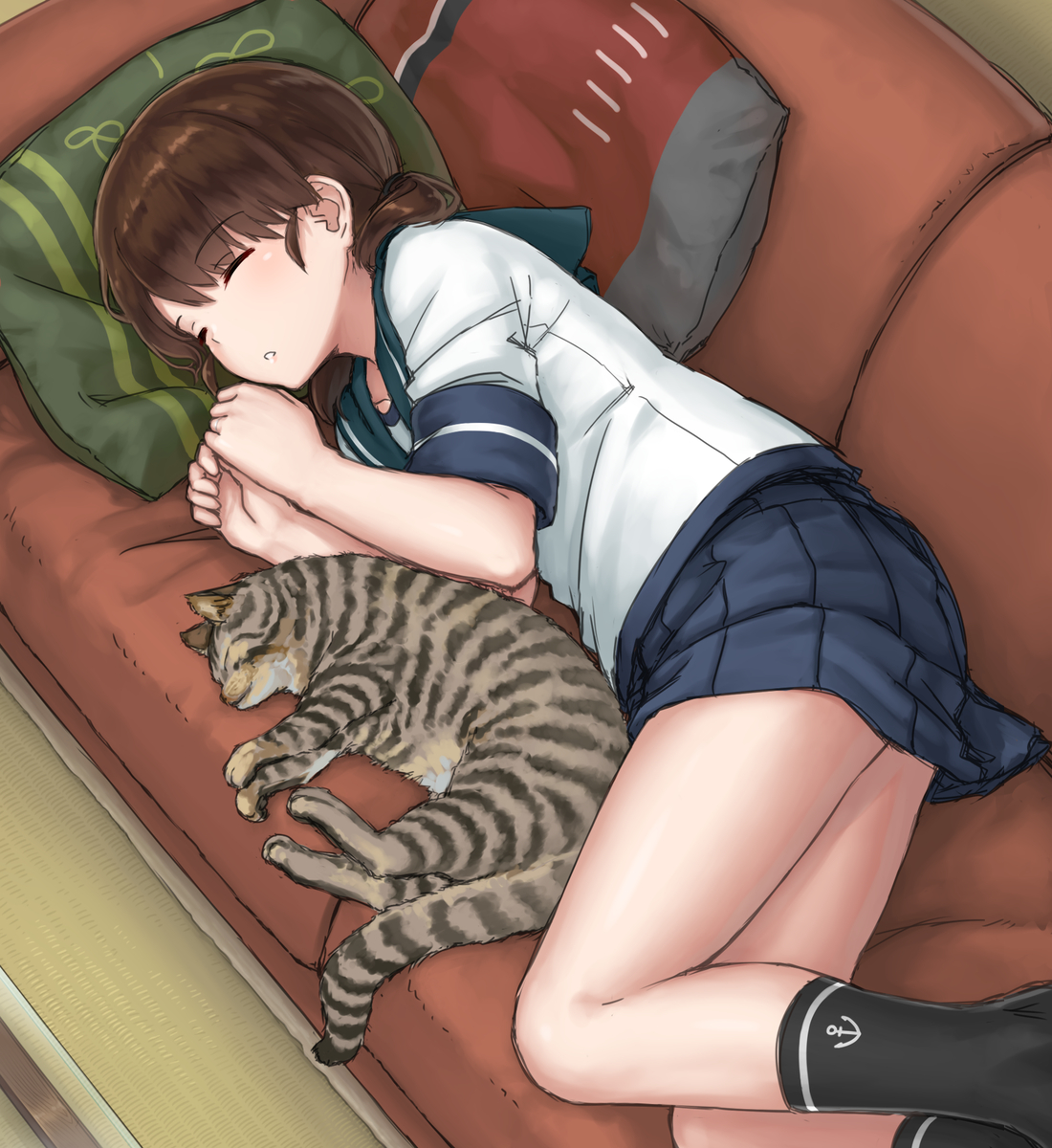 This is a pixiv picture whose title is ある日.