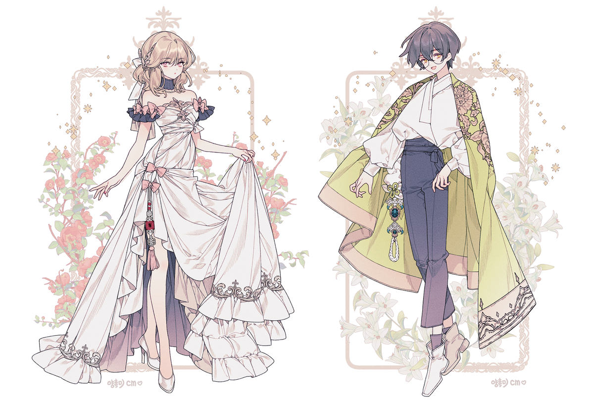 This is a pixiv picture whose title is 💕cm💕.
