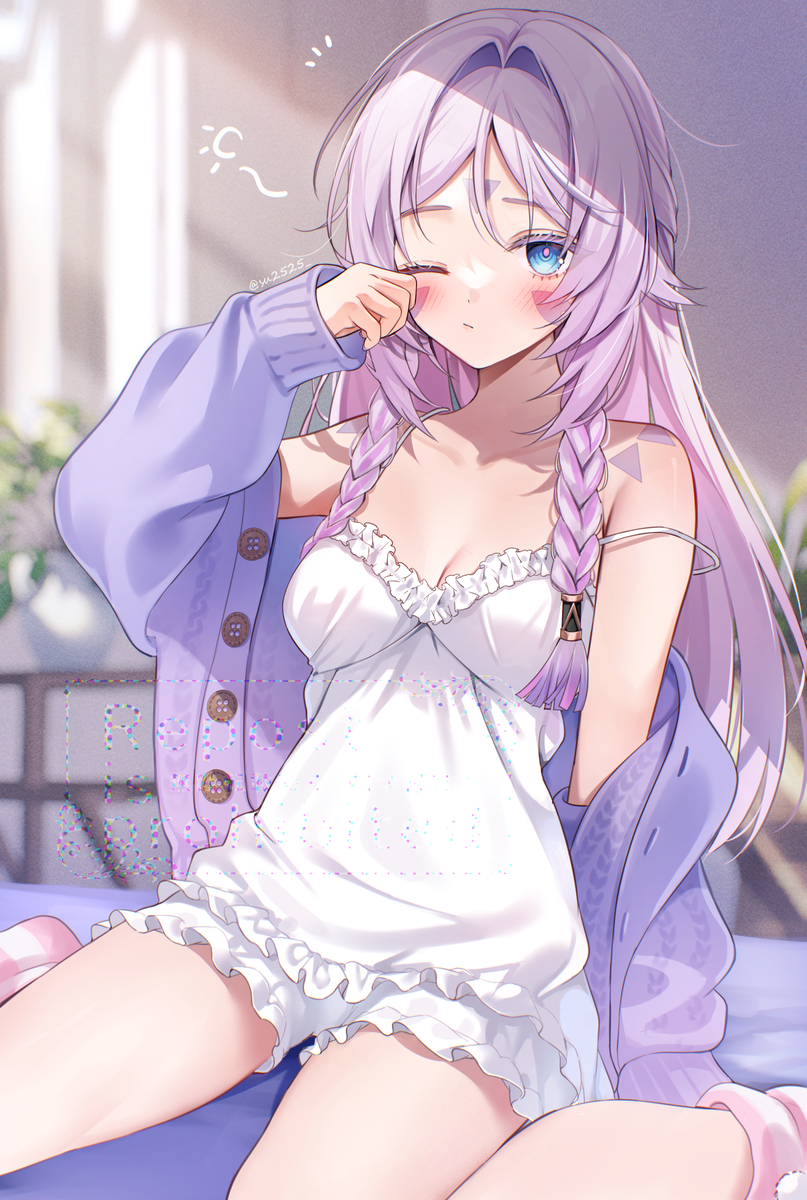 This is a pixiv picture whose title is ネグリジェのシトラリ.