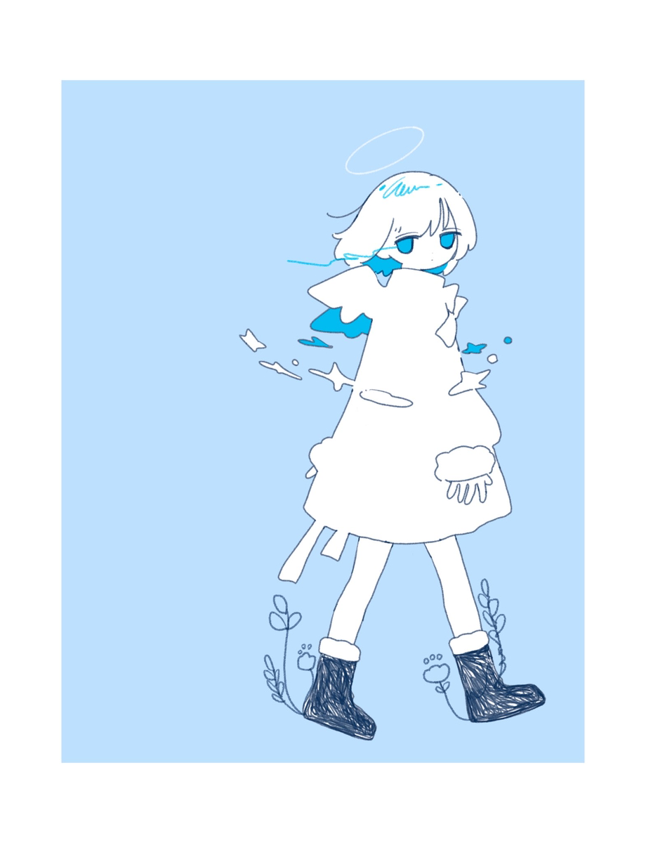 This is a pixiv picture whose title is Quiet Christmas.