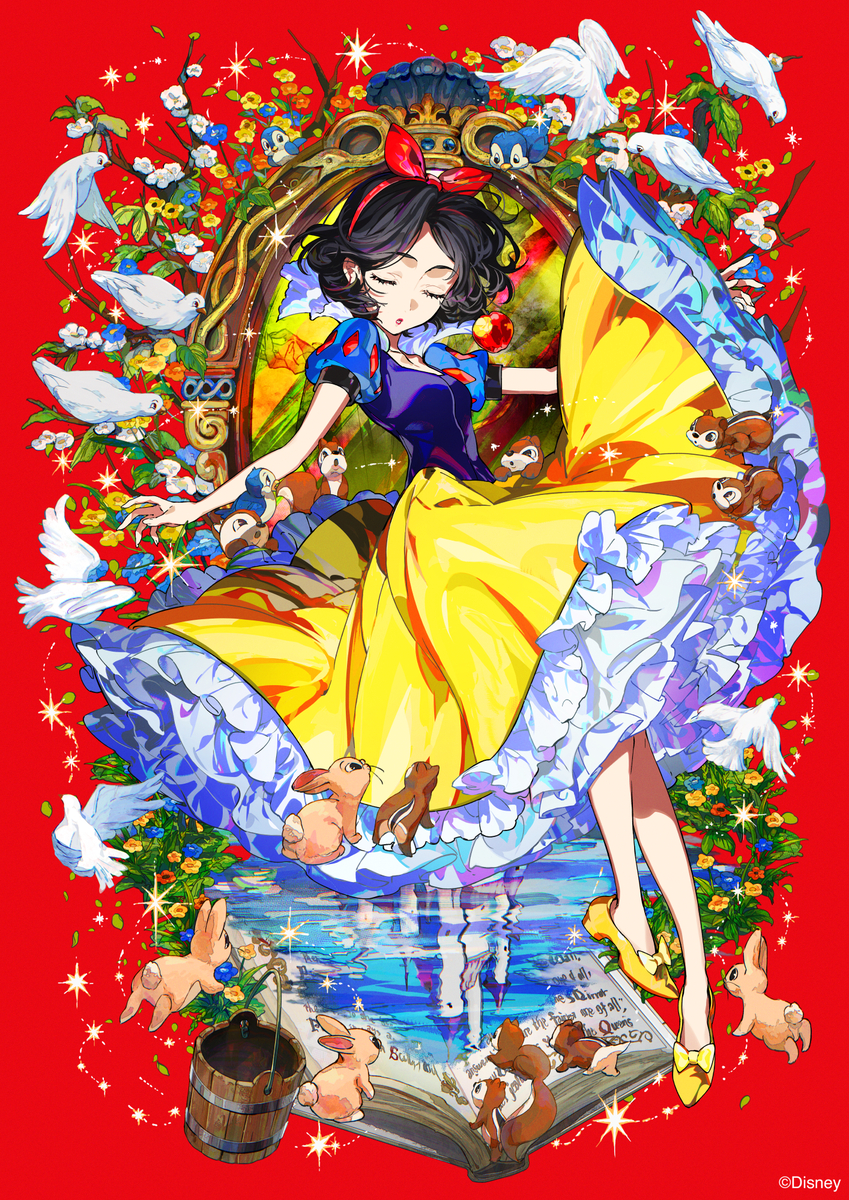 This is a pixiv picture whose title is 白雪姫.