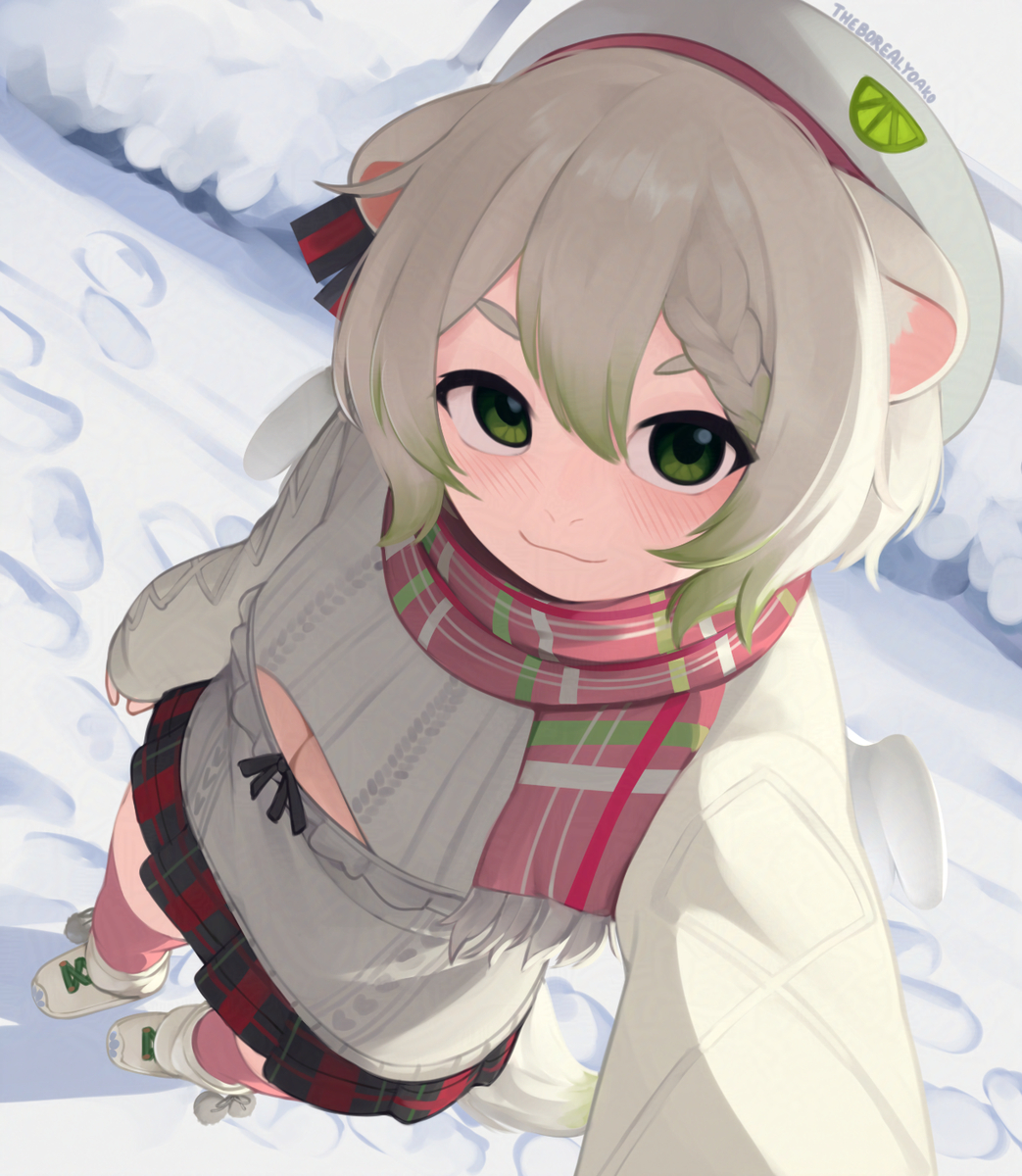 This is a pixiv picture whose title is winter ferret.