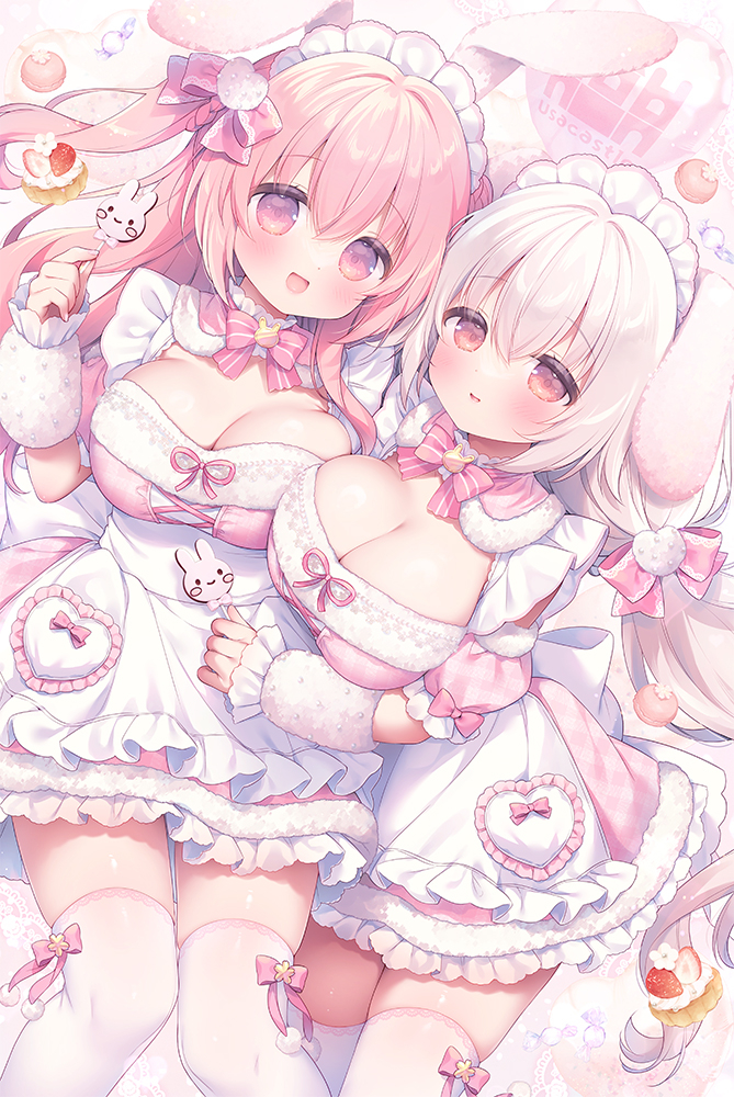 This is a pixiv picture whose title is あまあまもふもふ冬メイド🌸🎀.