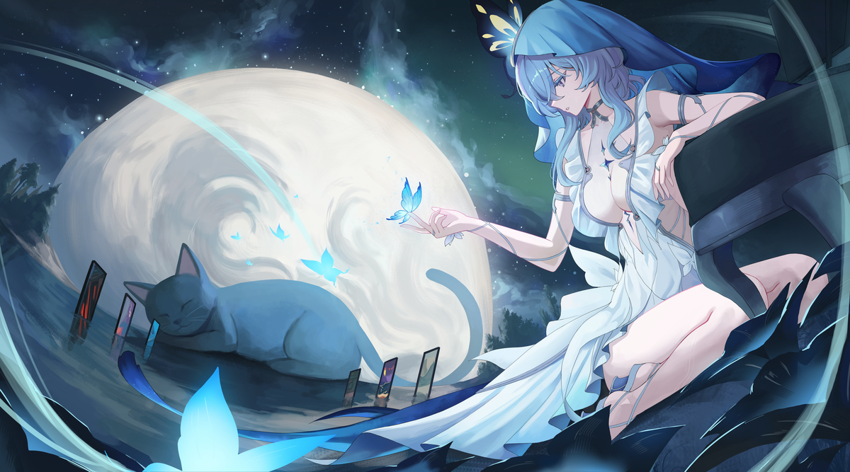 This is a pixiv picture whose title is Shorekeeper.