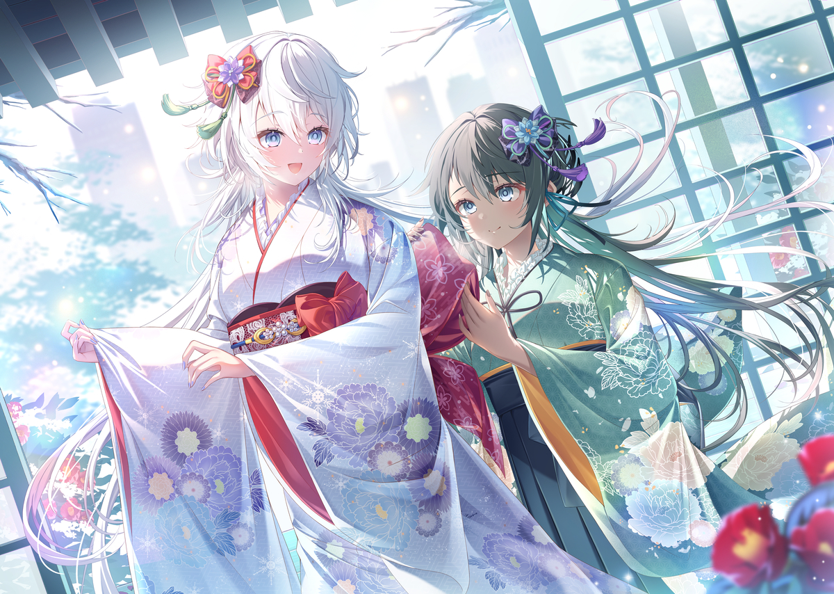 This is a pixiv picture whose title is 【仕事絵】visualstyle CALENDAR 2025.
