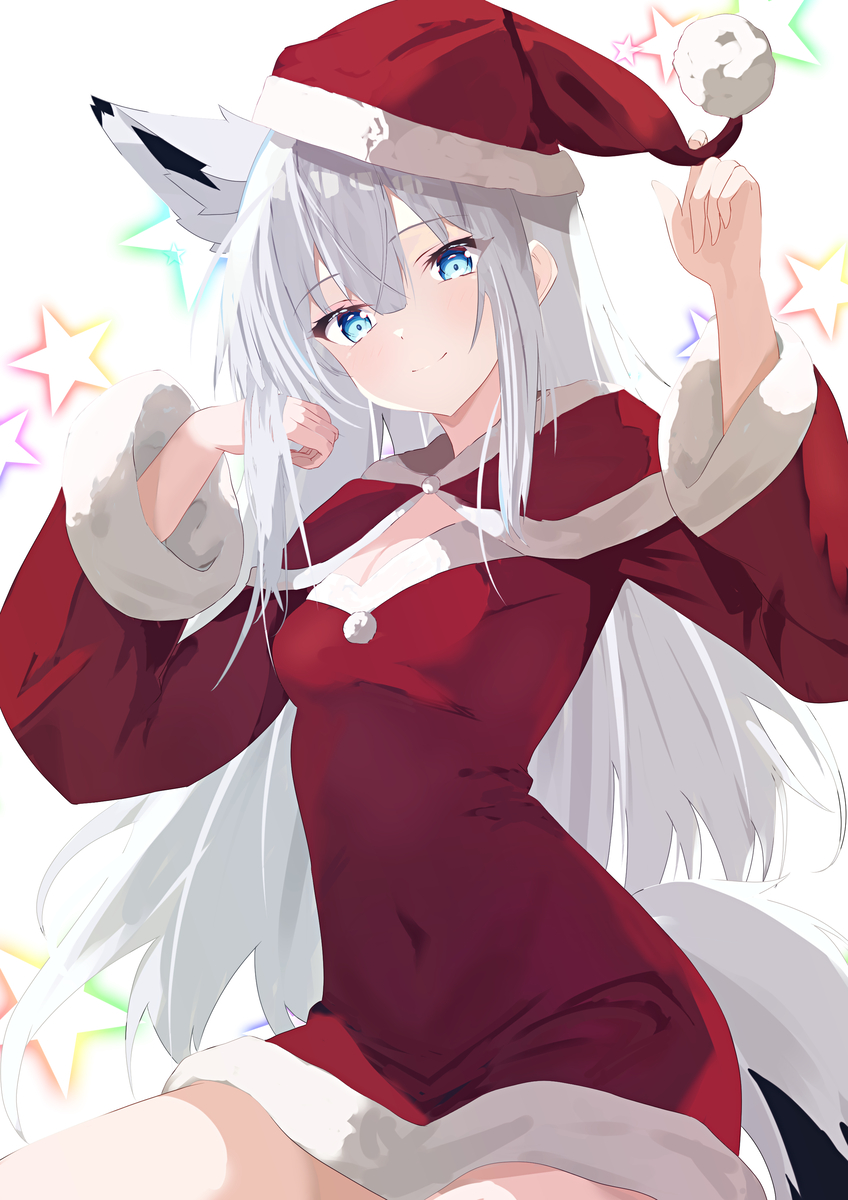 This is a pixiv picture whose title is サンタ江風.