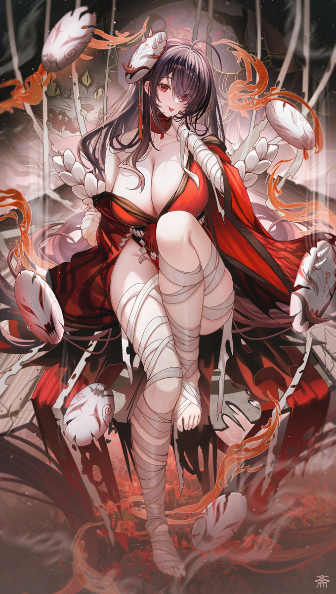 This is a pixiv picture whose title is 大鳳.