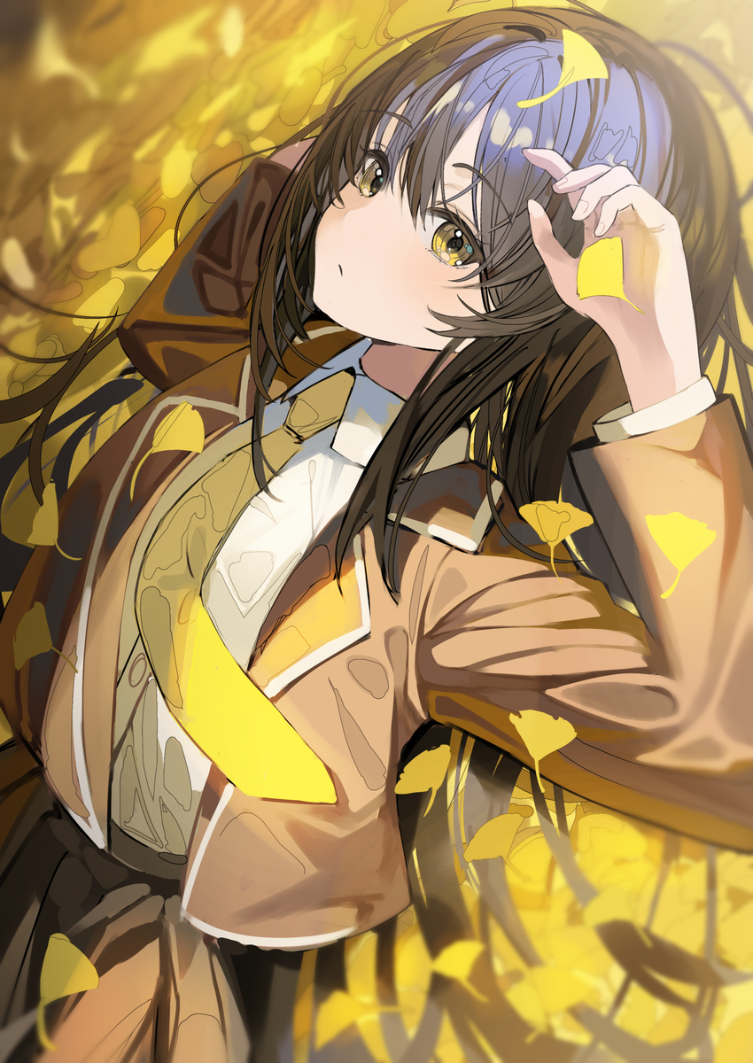 This is a pixiv picture whose title is YELLOW.