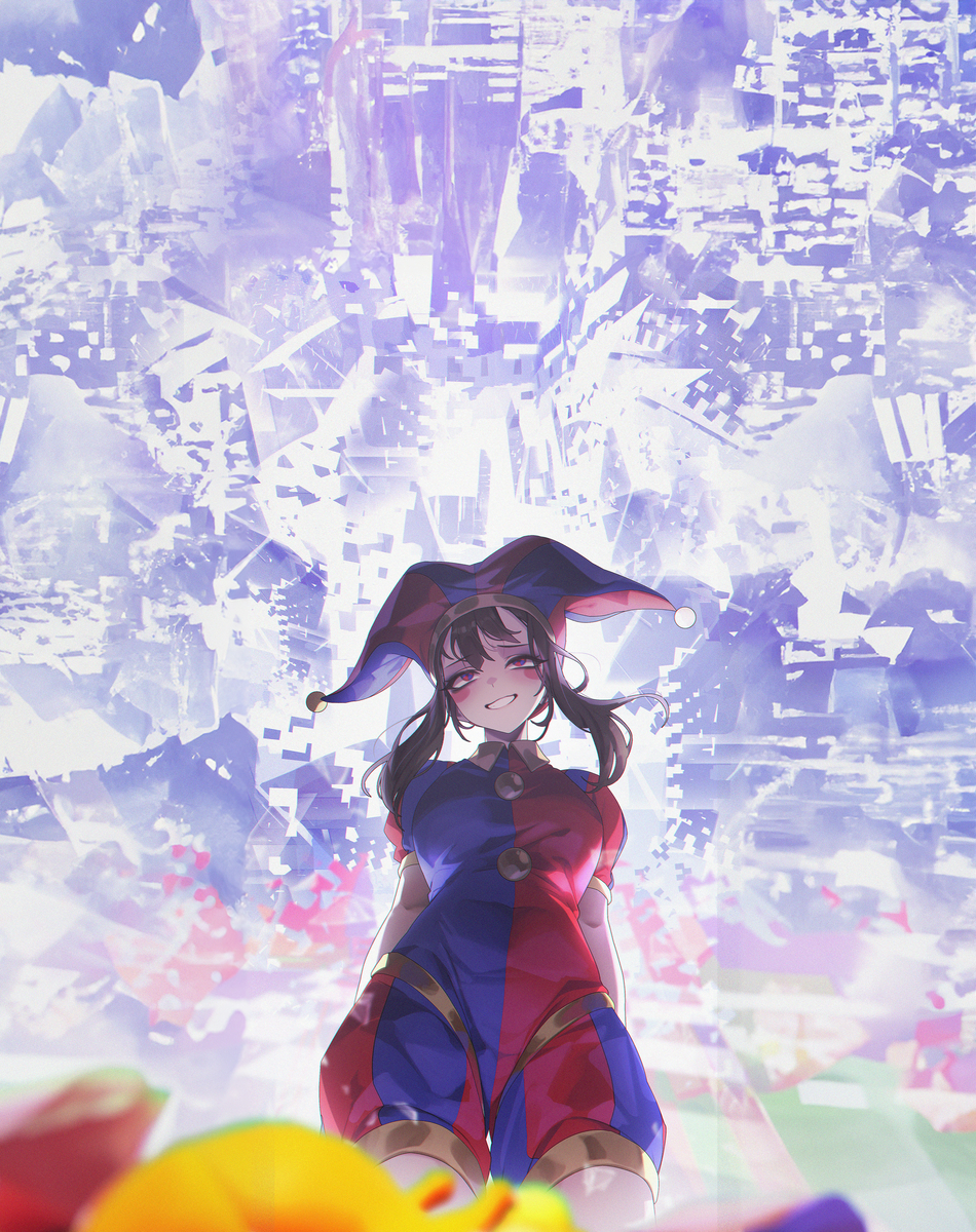 This is a pixiv picture whose title is Pomni.