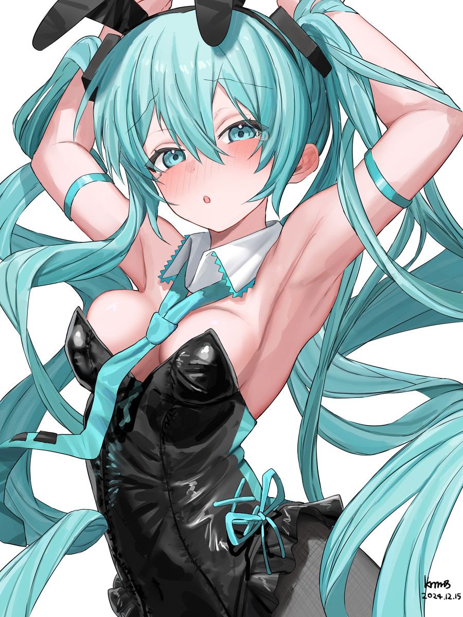 This is a pixiv picture whose title is バニーガールミクちゃん.