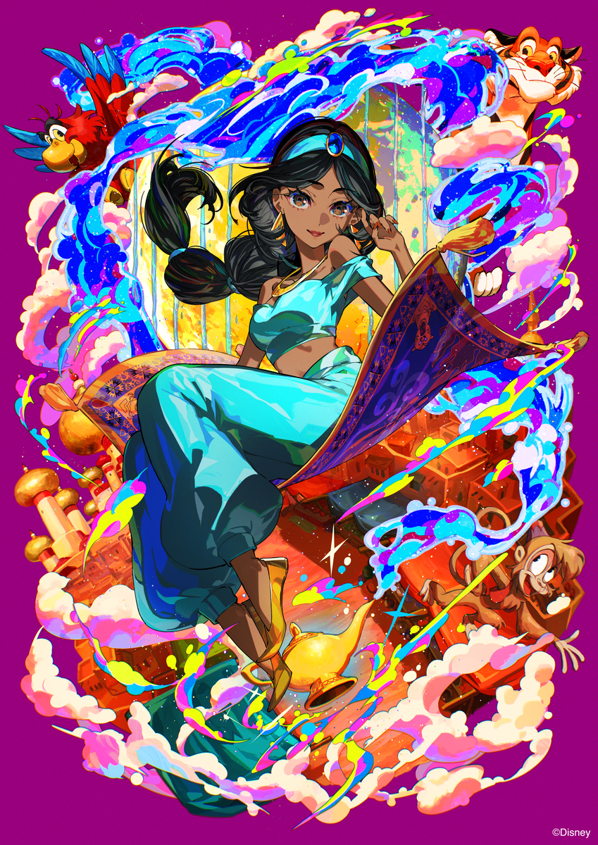This is a pixiv picture whose title is ジャスミン.