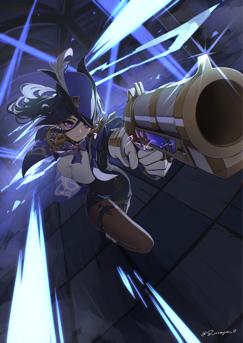 This is a pixiv picture whose title is クロリンデ.
