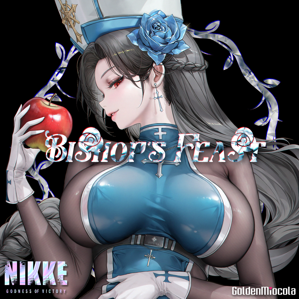 This is a pixiv picture whose title is 🍎NIKKE_Maiden_Bishop's Feast🍎.