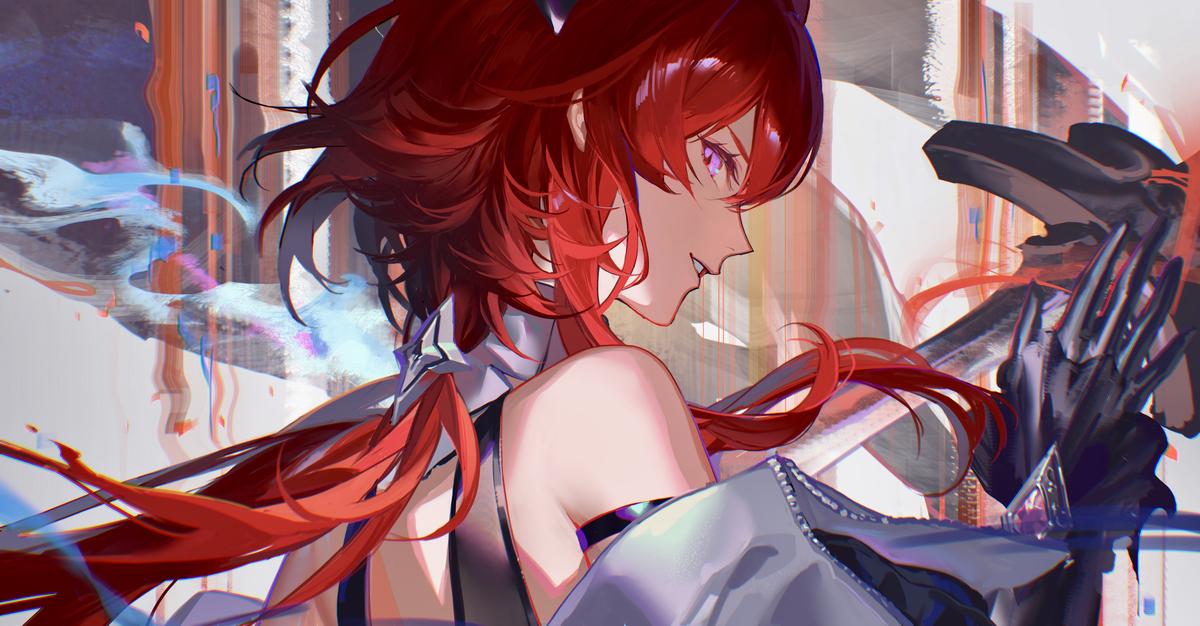 This is a pixiv picture whose title is Laevatain.