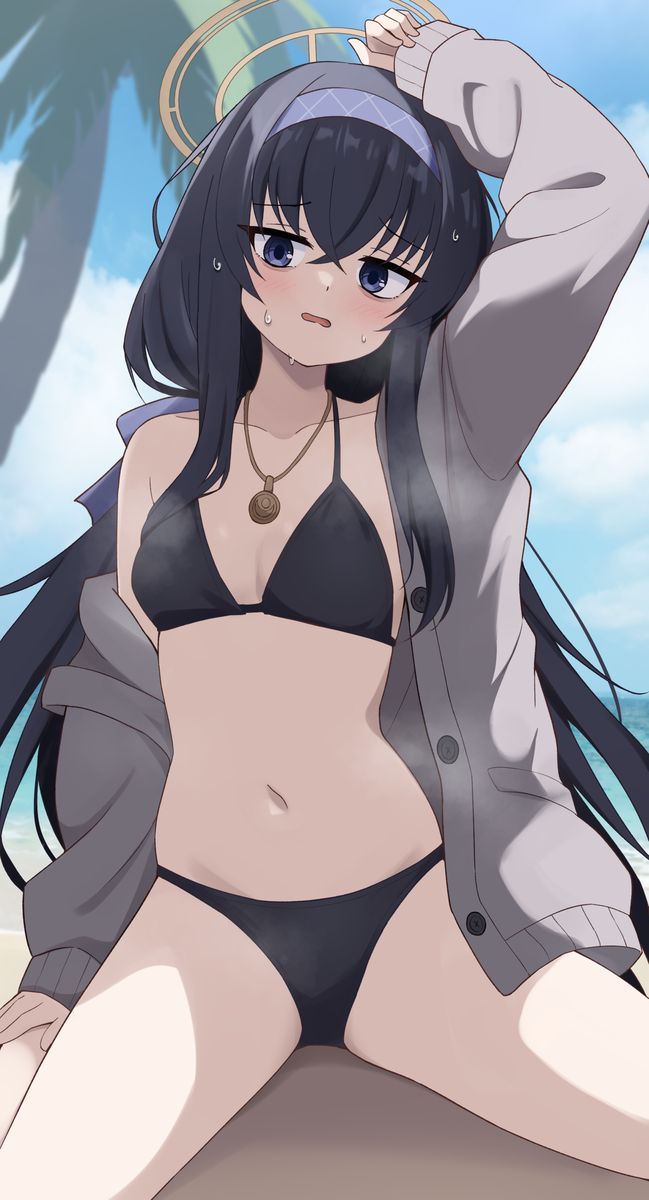 This is a pixiv picture whose title is ウイ、湿度やばい….