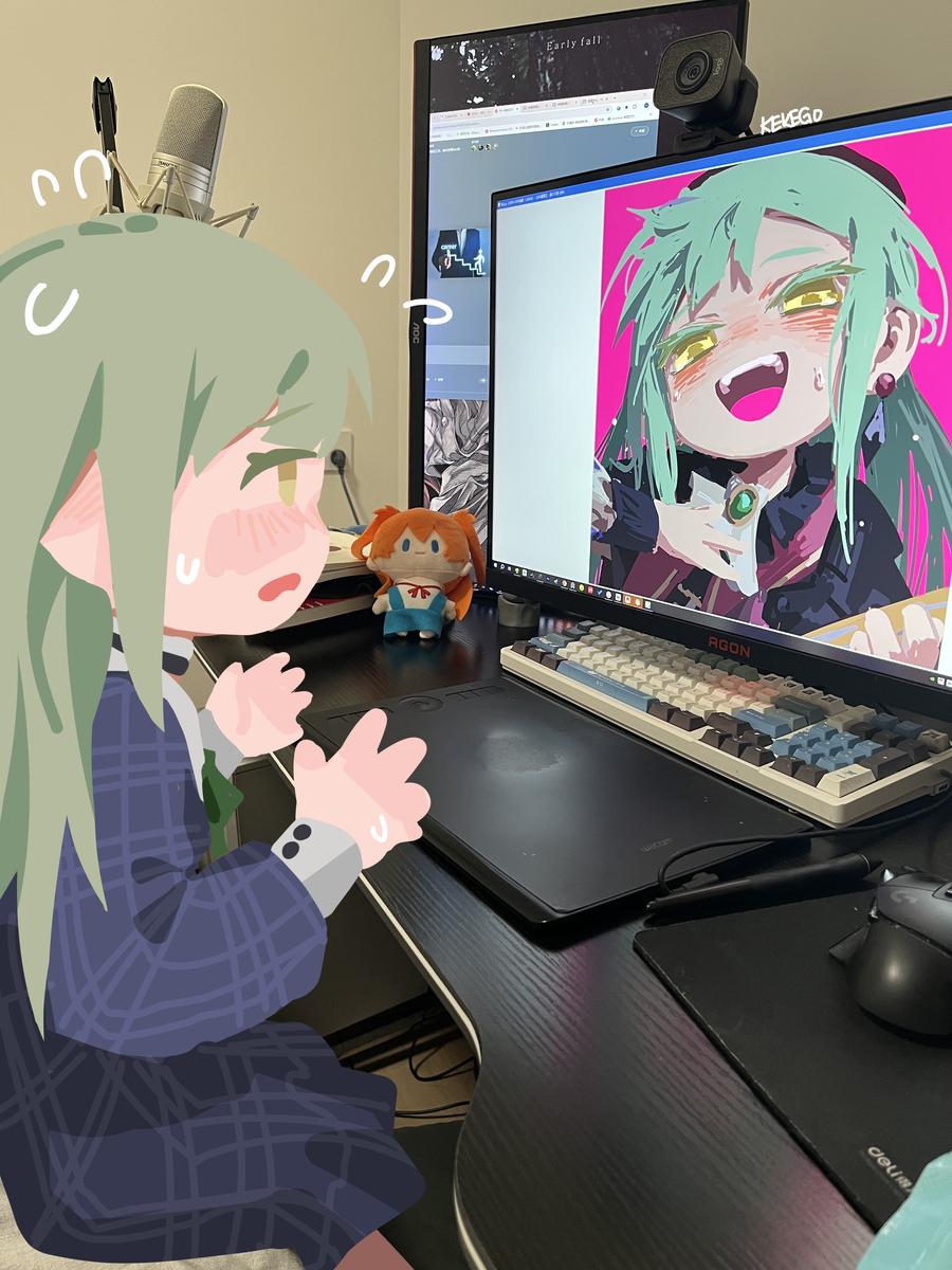 This is a pixiv picture whose title is 若叶睦同学、这照片，是你吗？.
