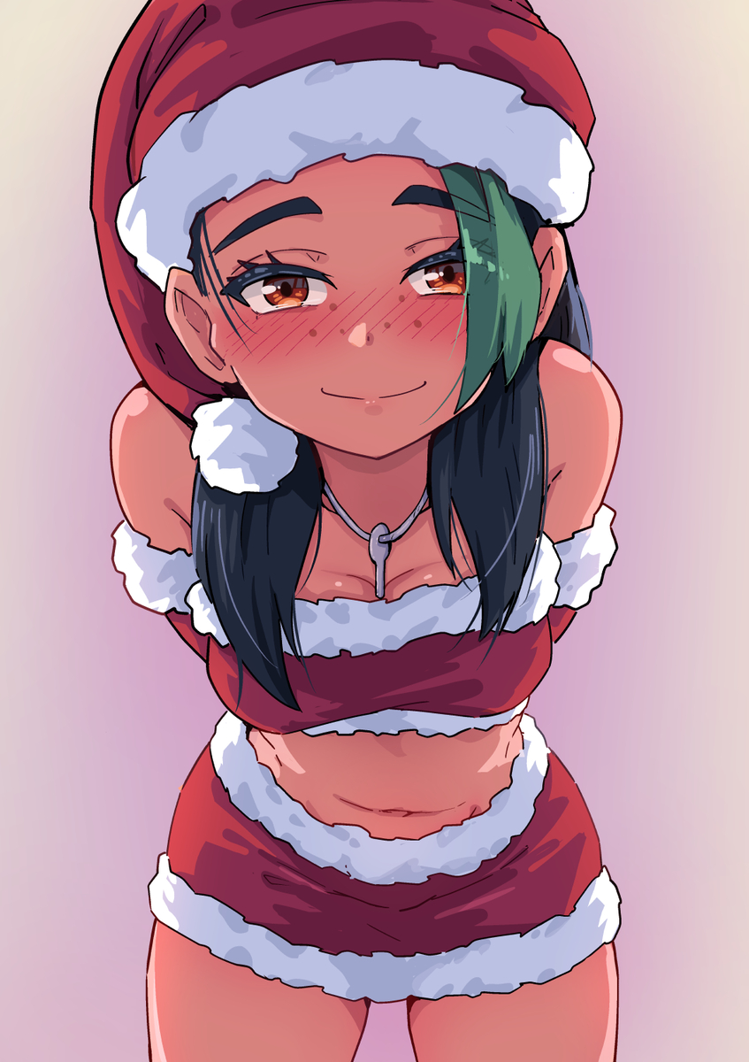 This is a pixiv picture whose title is Nemona Santa outfit.