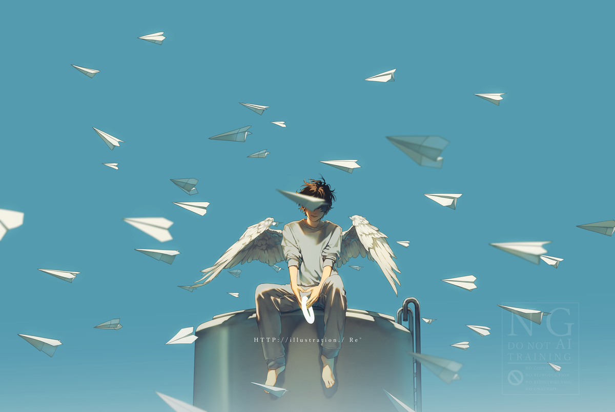 This is a pixiv picture whose title is delusion.