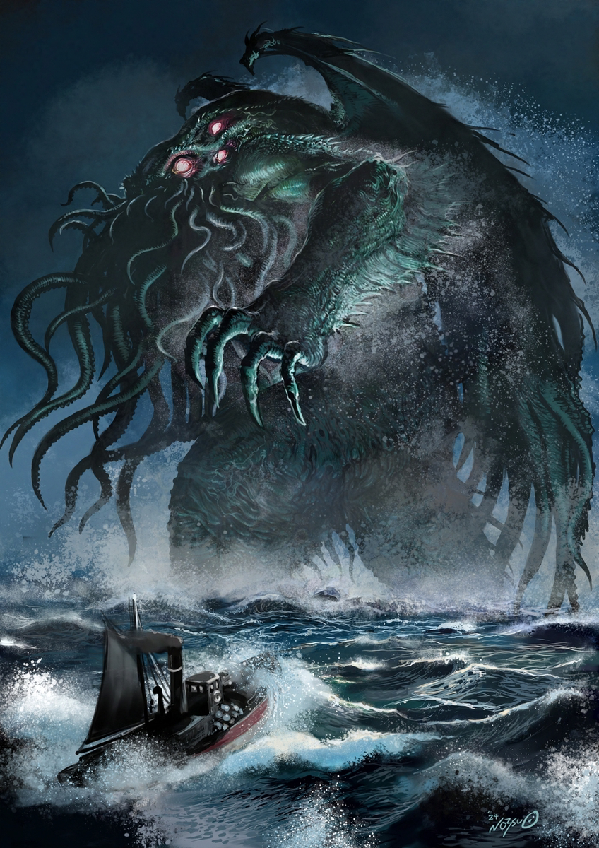 This is a pixiv picture whose title is クトゥルフの呼び声.