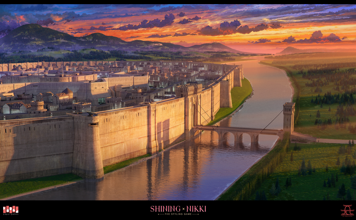 This is a pixiv picture whose title is Nihir border base Shinig Nikki.