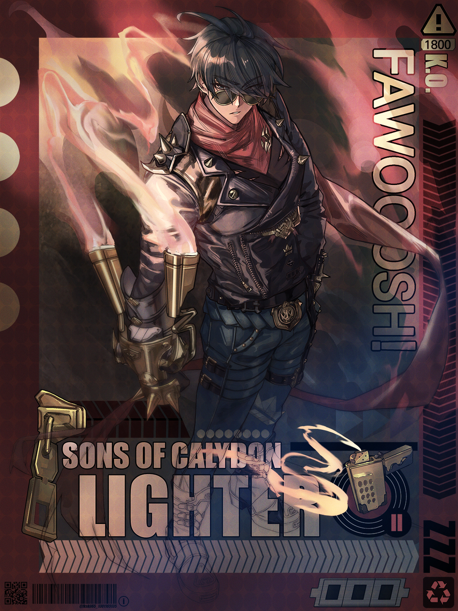 This is a pixiv picture whose title is LIGHTER.