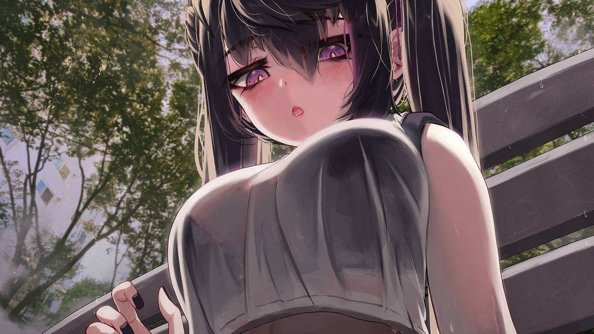 This is a pixiv picture whose title is ハリ.