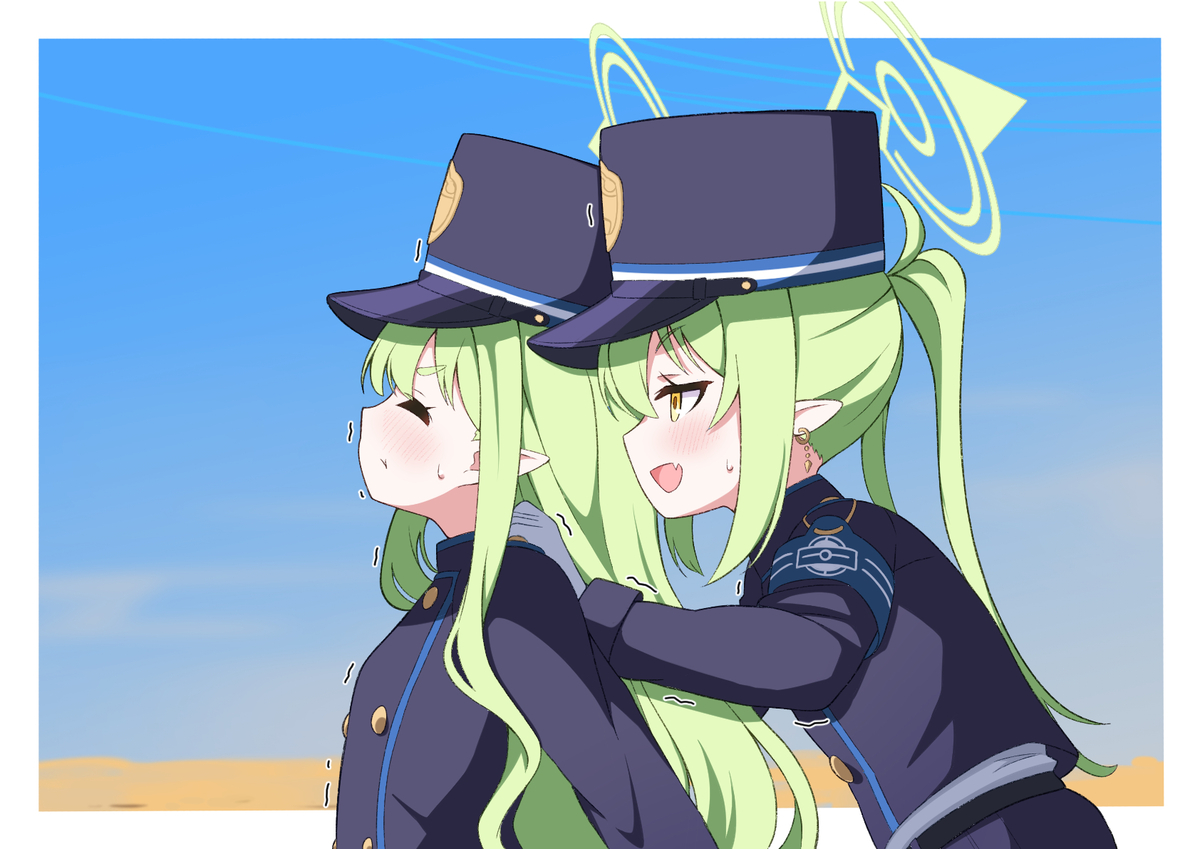 This is a pixiv picture whose title is 橘姉妹.