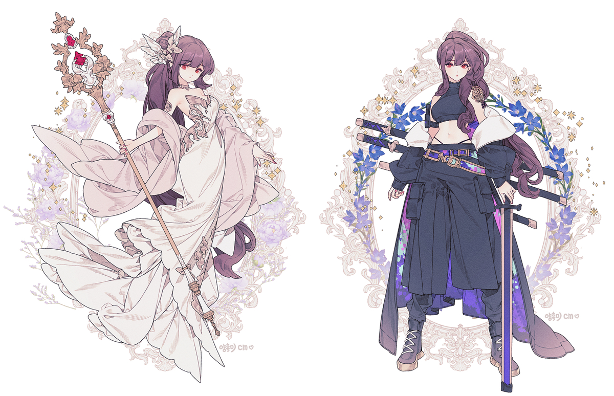 This is a pixiv picture whose title is ⚔️cm⚔️.