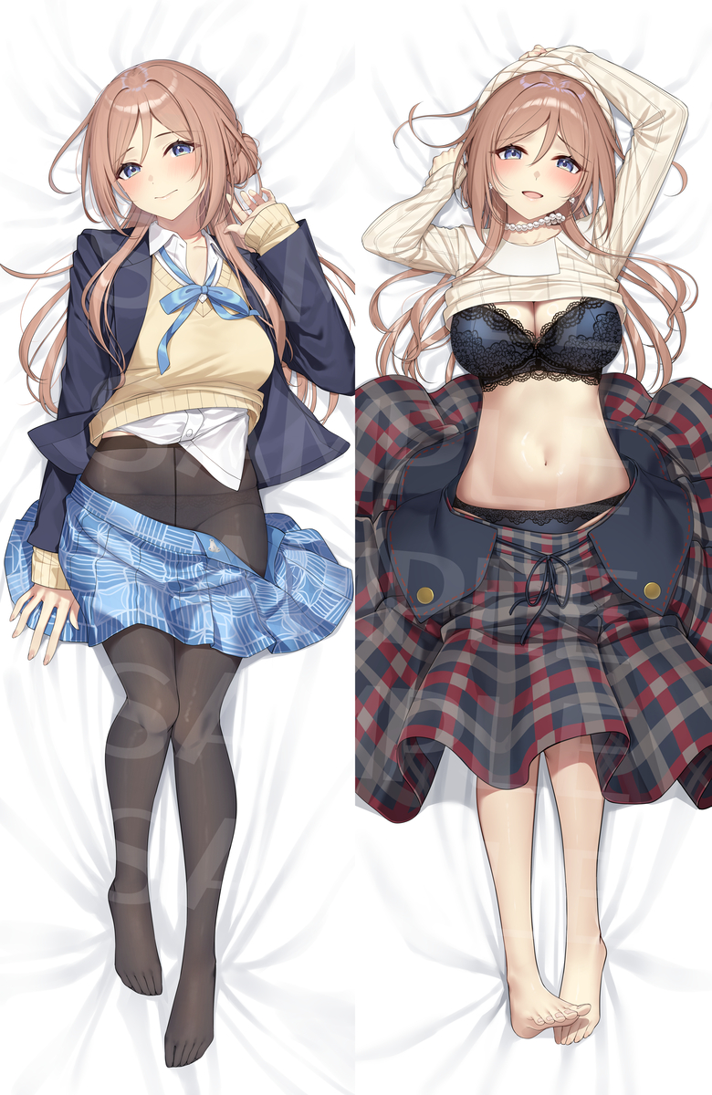 This is a pixiv picture whose title is 姫崎莉波抱き枕カバー.