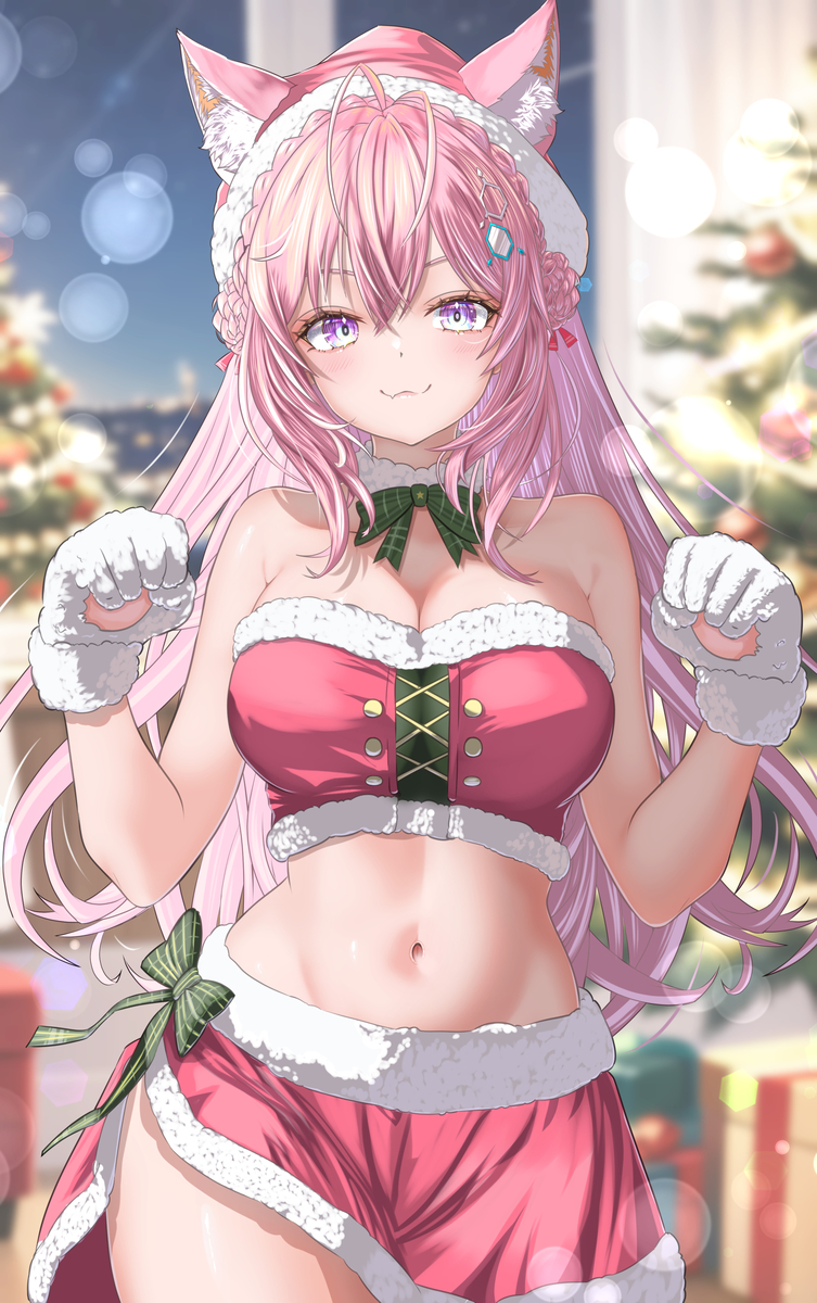 This is a pixiv picture whose title is 🎄BAU BAU🎄.