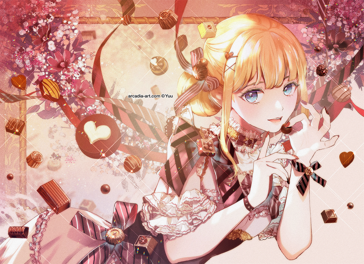 This is a pixiv picture whose title is Floral Valentine's Day.