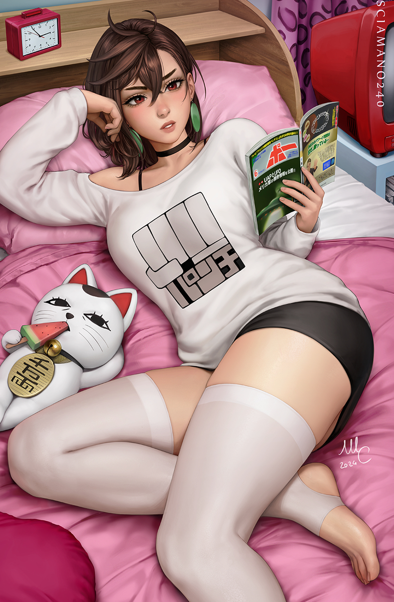 This is a pixiv picture whose title is Momo Ayase - DanDaDan.