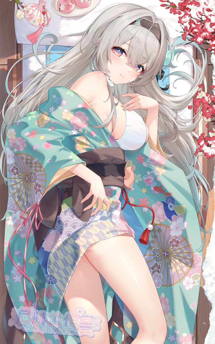 This is a pixiv picture whose title is ホタル（抱き枕B）制作中.