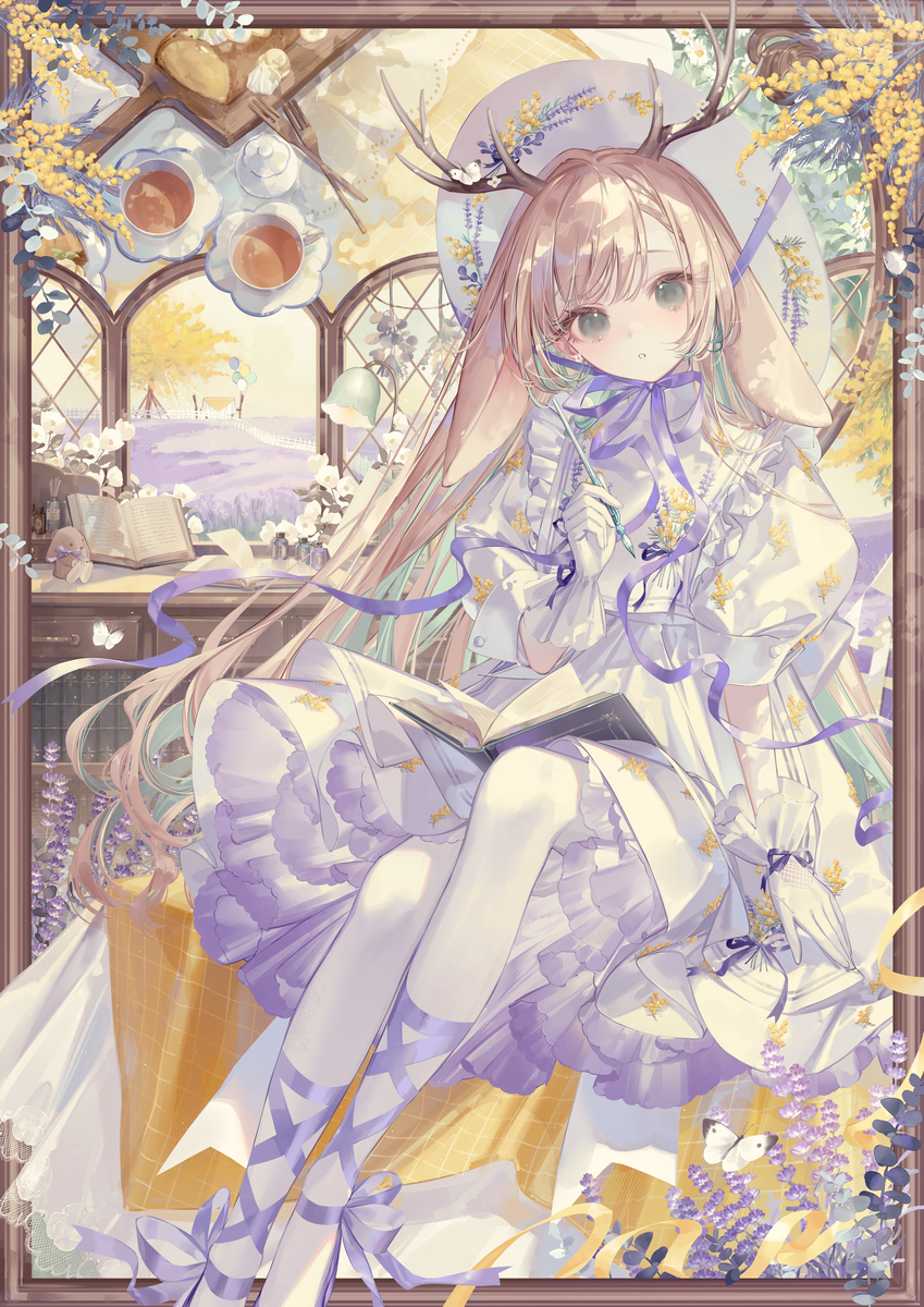 This is a pixiv picture whose title is 【お仕事】月野木ちろるちゃん.