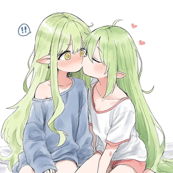 This is a pixiv picture whose title is シュポキス(百合).
