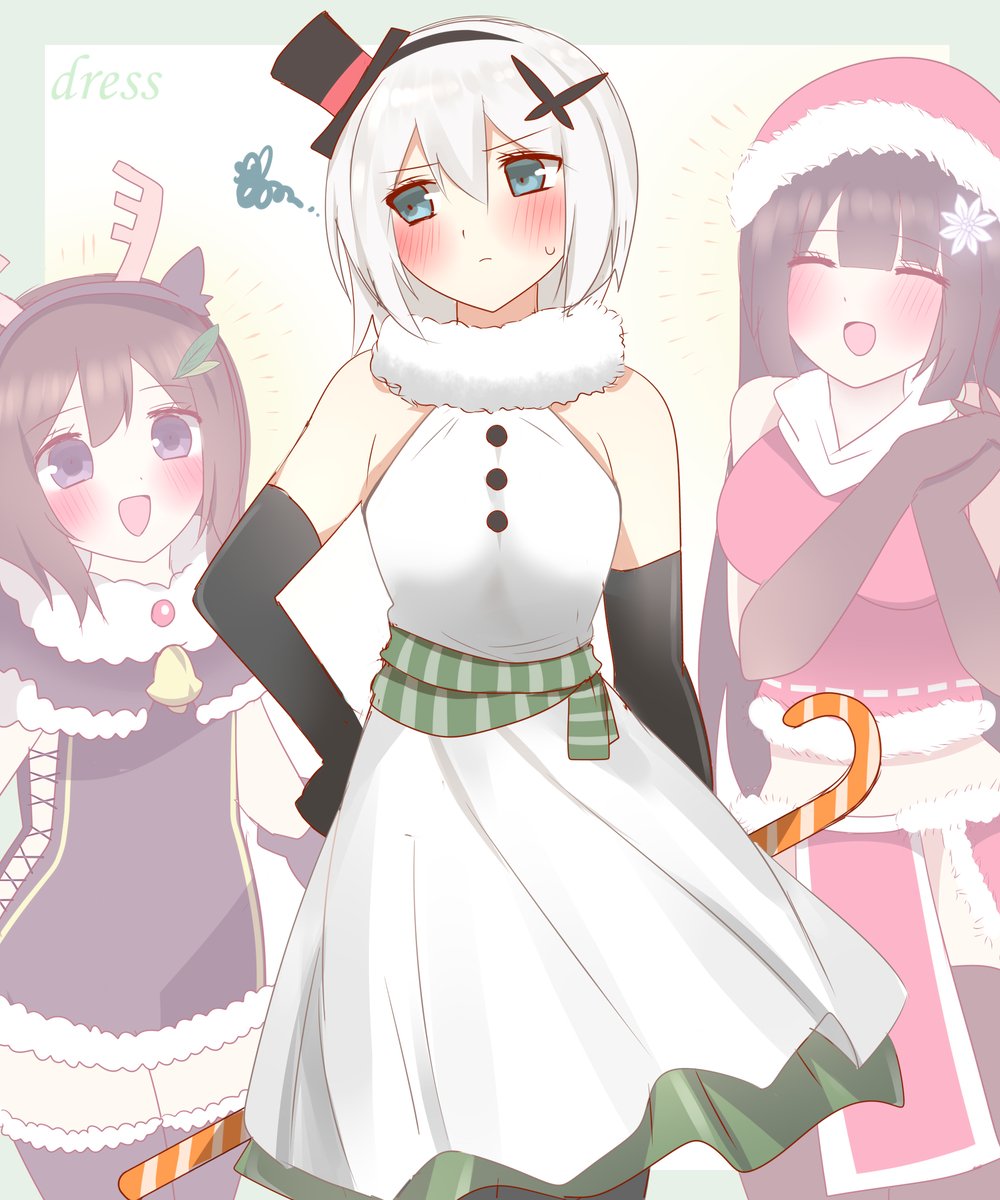 This is a pixiv picture whose title is 装う。(2024.Xmas).