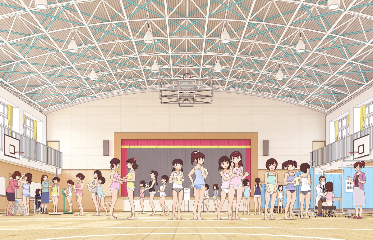 This is a pixiv picture whose title is 身体測定.