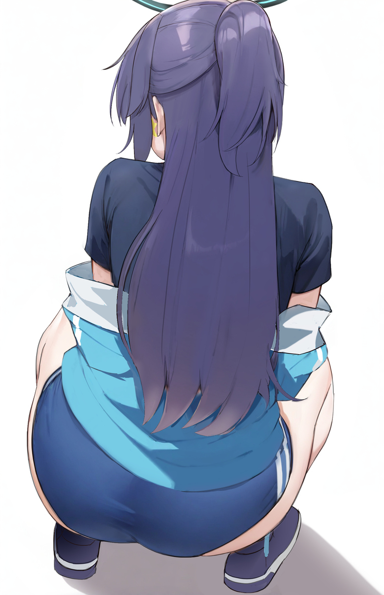 This is a pixiv picture whose title is 体操服ユウカ(後ろ2).