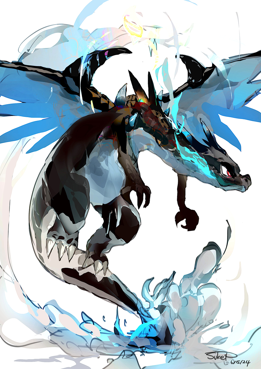 This is a pixiv picture whose title is 黒竜対決！.