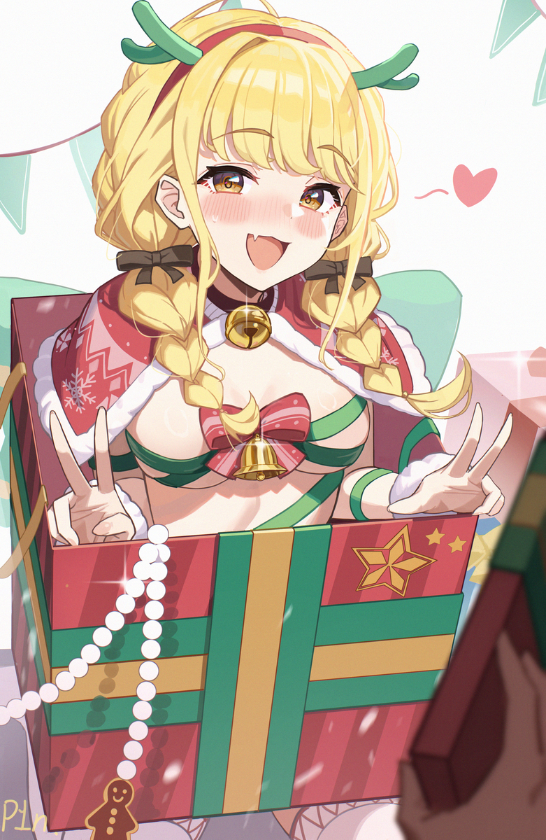 This is a pixiv picture whose title is 🎅🎁.