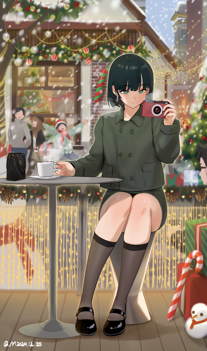 This is a pixiv picture whose title is 小憩.