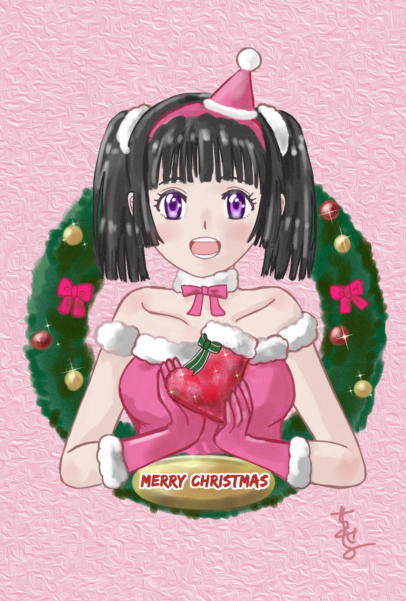 This is a pixiv picture whose title is 🎄ちとせのクリスマスリース🎄.