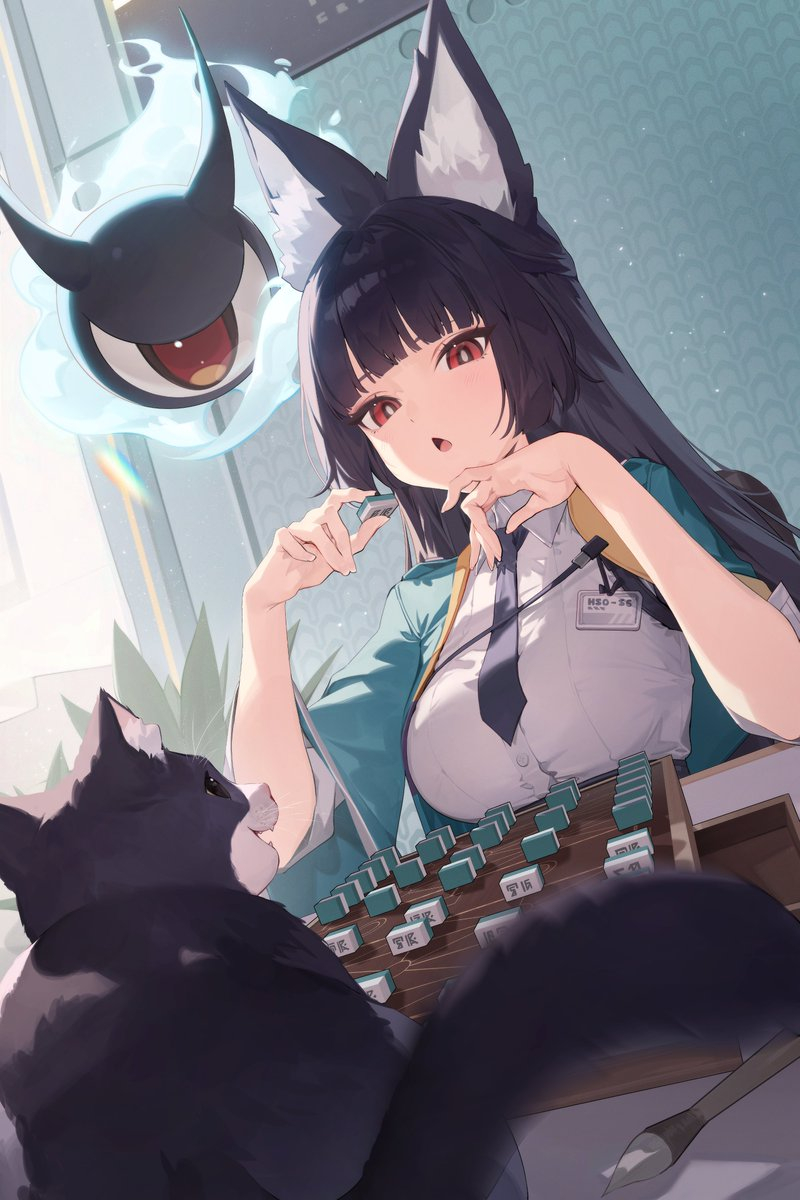 This is a pixiv picture whose title is にゃ～.