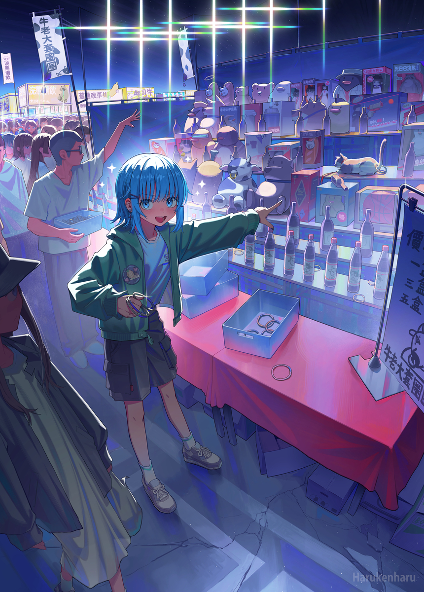 This is a pixiv picture whose title is 套中店主的貓.