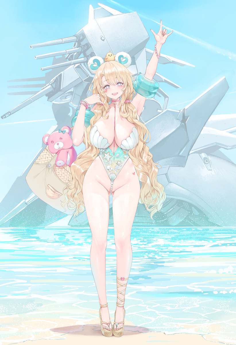 This is a pixiv picture whose title is Guam , beach day.