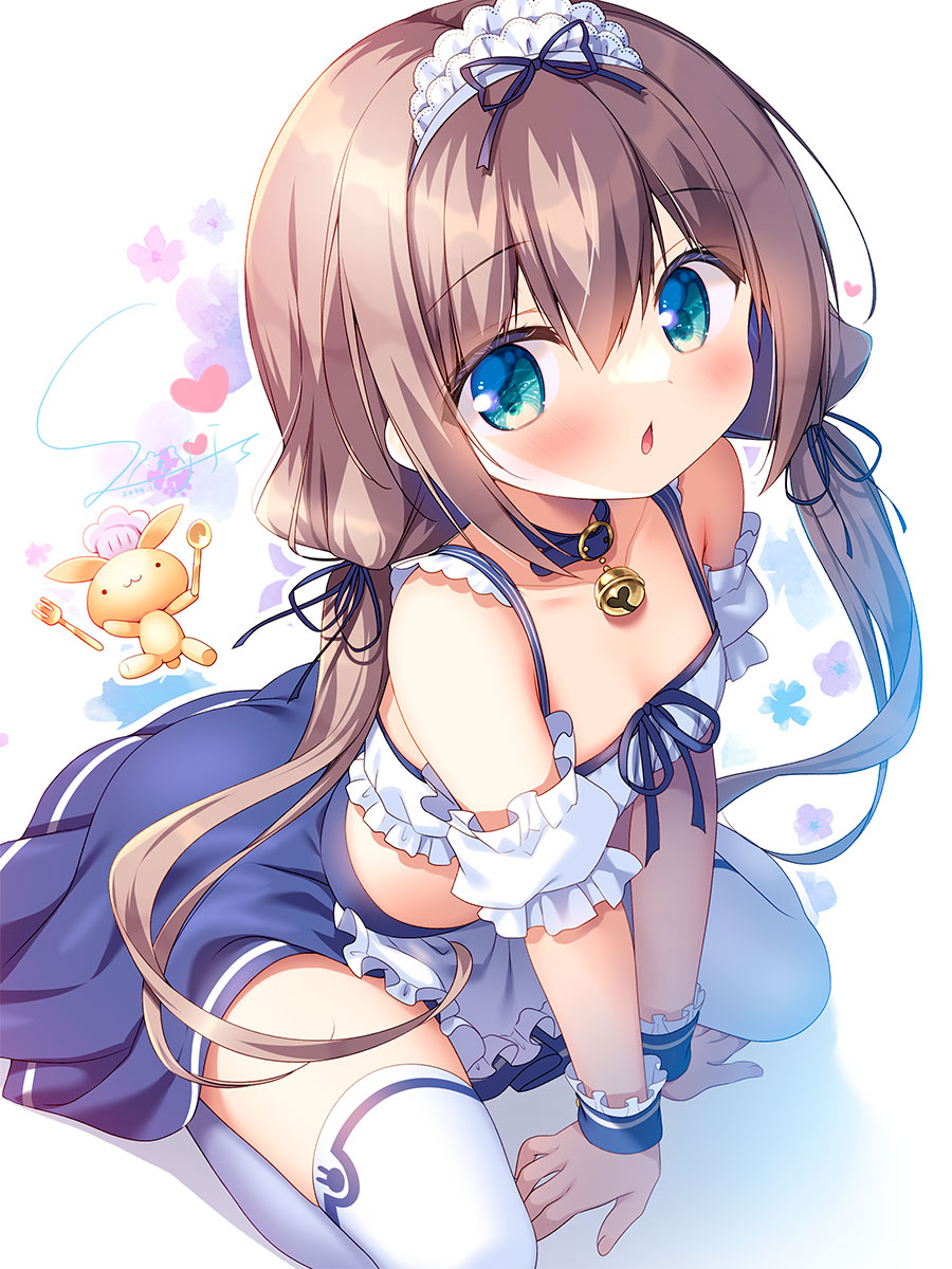 This is a pixiv picture whose title is メイドおやつちゃん（仮）.